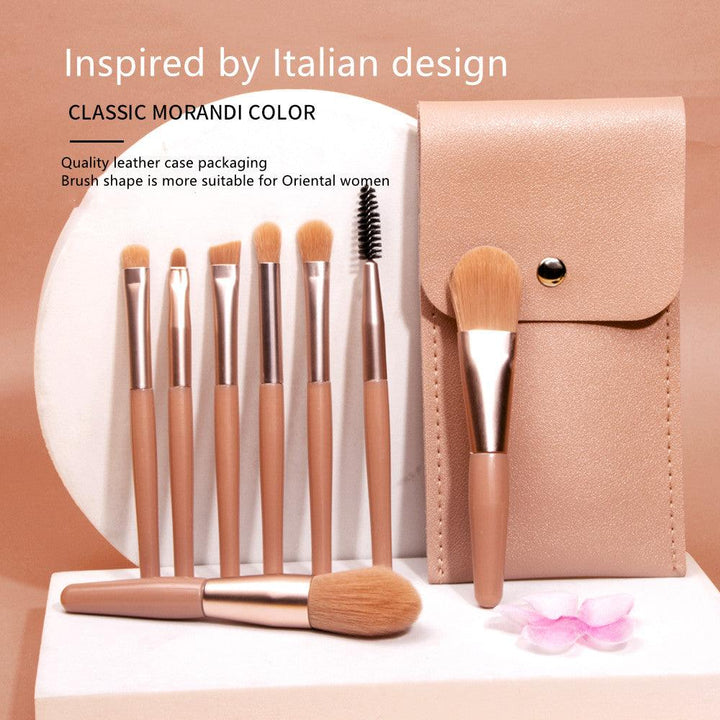 Morandi Color Makeup Brushes 8 Pcs Sets 8584 - YOURONLY.SHOP