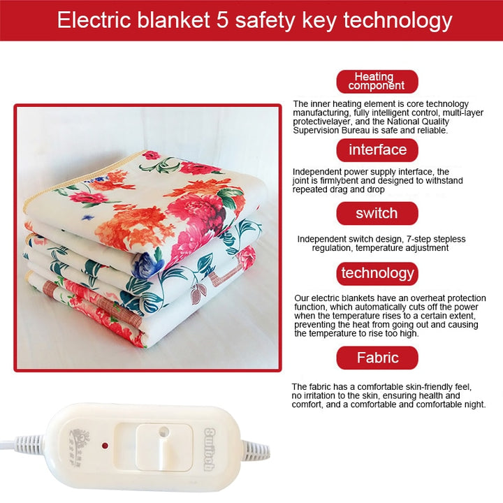 Electric Blanket with Thermostat Thicker - YOURONLY.SHOP