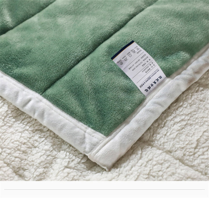 Luxury Coral Fleece Autumn Winter Warm Blanket Mechanical Wash Adults Thicken Double Blankets for Beds Super Soft Plush Quilt - YOURONLY.SHOP