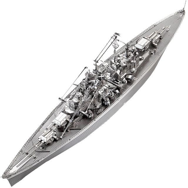 Navy battleship DIY 3D Metal Puzzle - YOURONLY.SHOP