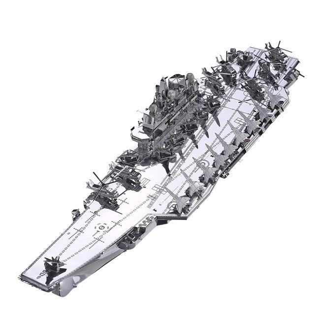 Navy battleship DIY 3D Metal Puzzle - YOURONLY.SHOP