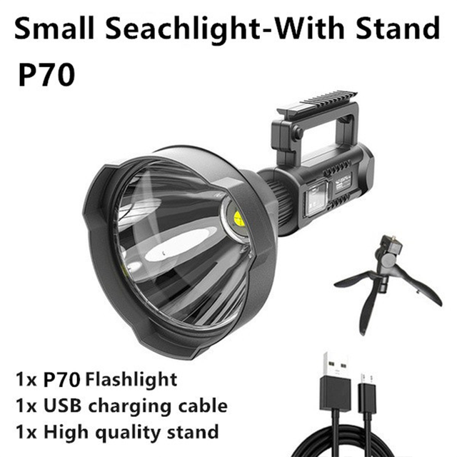 Super Bright Searchlight Rechargeable Flashlight - YOURONLY.SHOP